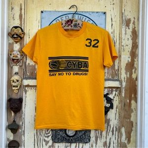 1990’s CYBA “say no to drugs” tee
